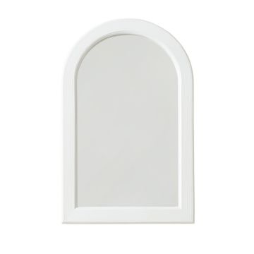 Heath Bend Framed Wall Mirror - White