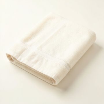 Flint Brook Bath Towel - Ivory (synthetic illustration; no displayed measurements)