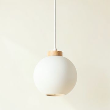 Aspen Branch Pendant Light Suspended From One Plain Cable - White (synthetic illustration; no displayed measurements)