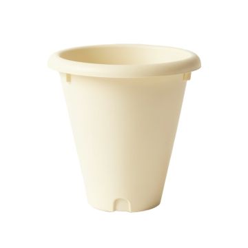 Birch Branch Empty Railing Planter With Integral Brackets - Ivory