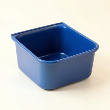 Oak Bridge Empty Under-Desk Cable Tray - Blue (synthetic illustration; no displayed measurements)