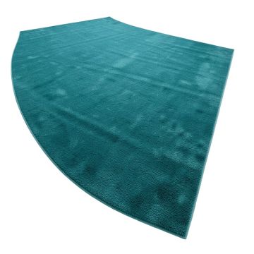 Abstract Teal Indoor / Outdoor Area Rug