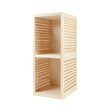 Willow Brook Narrow Cubby Tower - Ivory