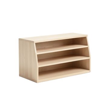 Harbor Arc Low Bookcase - Beige