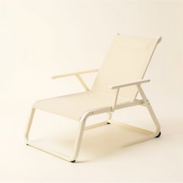 Harbor Canyon Outdoor Lounge Chair - Ivory (synthetic illustration; no displayed measurements)