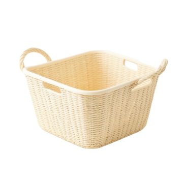 Vale Bend Empty Storage Basket - Cream