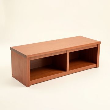 Lake Arc Shoe Storage Bench (synthetic illustration; no displayed measurements)