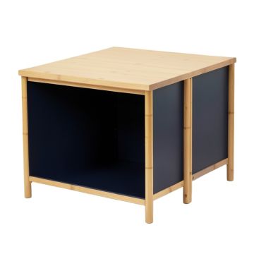 Shore Bluff Empty Countertop Canister Rack - Navy