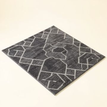 Reggia Geometric Shag Dark Gray Area Rug (synthetic illustration; no displayed measurements)
