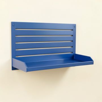 Flint Bridge Wall-Mounted Entryway Organizer Shelf - Blue (synthetic illustration; no displayed measurements)