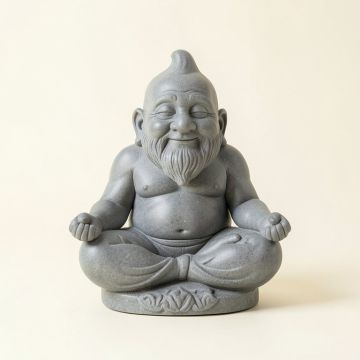 Good Time Large Gnamaste Meditating Gnome In Lotus Position Statue (synthetic illustration; no displayed measurements)