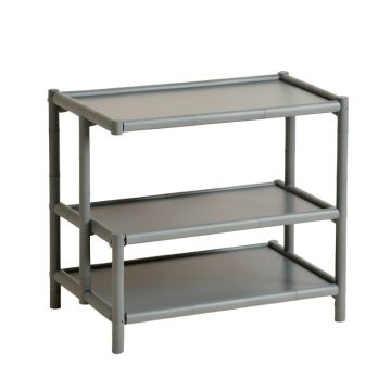 Dune Bridge Empty Countertop Canister Rack - Gray