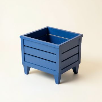Heath Bend Empty Raised Planter - Blue (synthetic illustration; no displayed measurements)