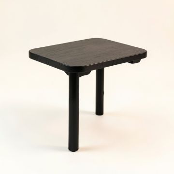 Elm Dell Compact Balcony Table - Black (synthetic illustration; no displayed measurements)