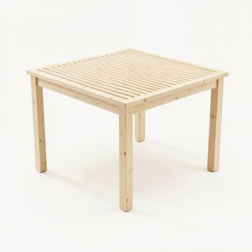 Slate Bluff Patio Table - Ivory (synthetic illustration; no displayed measurements)