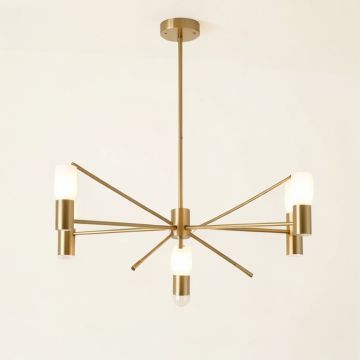 Amarillo 3 - Light Sputnik Modern Linear Chandelier (synthetic illustration; no displayed measurements)