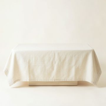 River Bluff Flat Bed Sheet - Ivory (synthetic illustration; no displayed measurements)