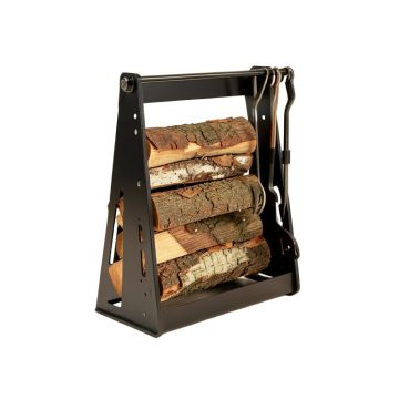 Patio Watcher Firewood Rack Log Rack With 4 Tools Firewood Storage Log