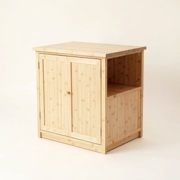 Slate Bridge Freestanding Laundry Folding Counter - Beige (synthetic illustration; no displayed measurements)