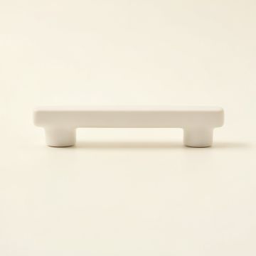River Arc Cabinet Handle Without Packaging - White (synthetic illustration; no displayed measurements)