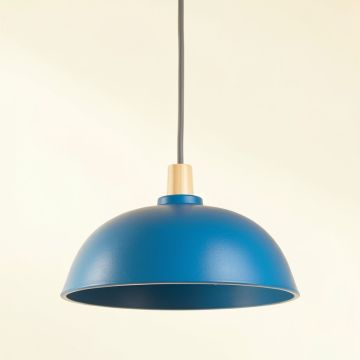 Aspen Canyon Pendant Light Suspended From One Plain Cable - Blue (synthetic illustration; no displayed measurements)