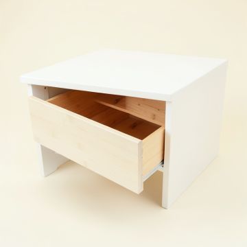 Alder Crossing Under-Desk Drawer Unit - White (synthetic illustration; no displayed measurements)