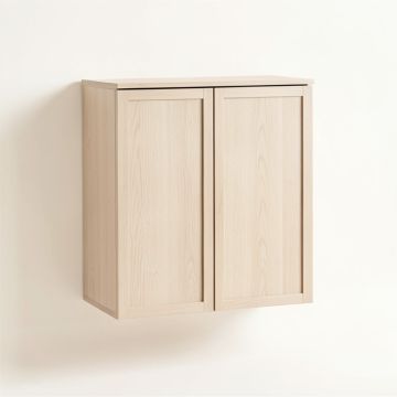 Oak Dale Wall-Mounted Laundry Cabinet - Beige (synthetic illustration; no displayed measurements)