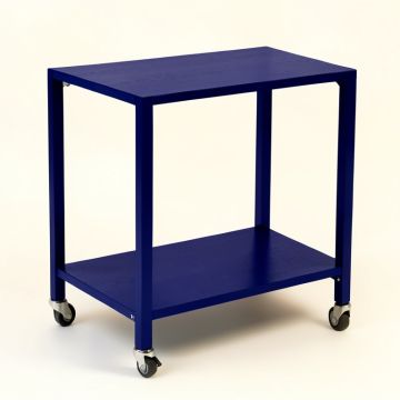 Harbor Bluff Empty Rolling Workshop Cart - Navy (synthetic illustration; no displayed measurements)