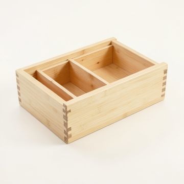 Bay Bend Empty Pantry Drawer Organizer Insert - Ivory (synthetic illustration; no displayed measurements)