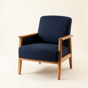 Juniper Arc Upholstered Armchair (synthetic illustration; no displayed measurements)