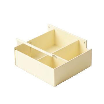 Hazel Bend Empty Coffee-Station Organizer - Ivory