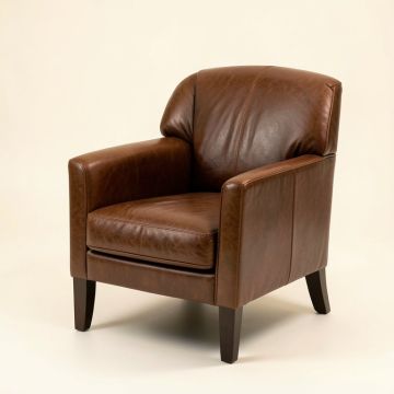 Edgefield Leather Arm Chair (synthetic illustration; no displayed measurements)
