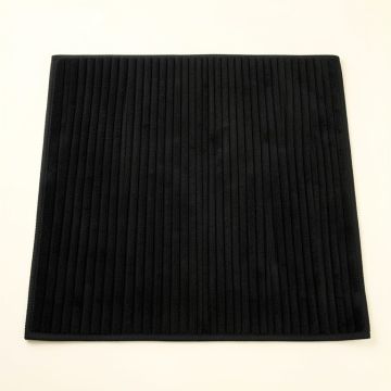Shore Bluff Bath Mat - Black (synthetic illustration; no displayed measurements)