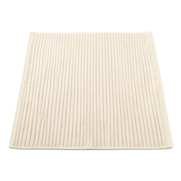 Ridge Arc Bath Mat - Cream