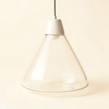 Glass Bell Pendant Shade ( Screw On ) (synthetic illustration; no displayed measurements)