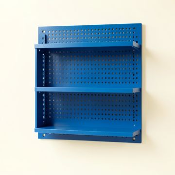 Vale Arc Empty Wall-Mounted Tool Organizer Panel - Blue (synthetic illustration; no displayed measurements)