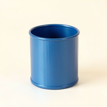 Cove Crest Empty Candle Holder - Blue (synthetic illustration; no displayed measurements)