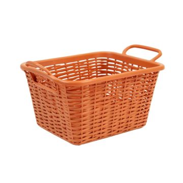 Field Brook Empty Storage Basket - Terracotta