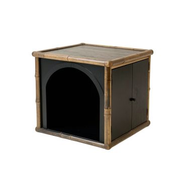 Briar Canyon Empty Furniture-Style Litter Enclosure - Black