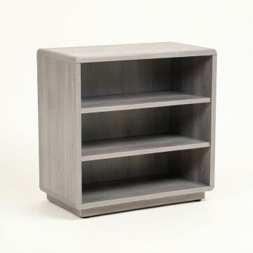 Fern Bluff Low Bookcase - Gray (synthetic illustration; no displayed measurements)