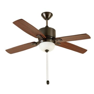 52 '' Hiro 5 - Blade Standard Ceiling Fan With Pull Chain And Light Kit Included