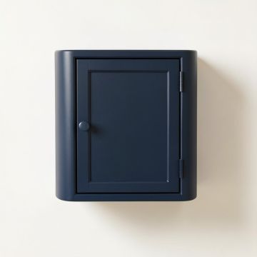 Cliff Brook Wall-Mounted Laundry Cabinet - Navy (synthetic illustration; no displayed measurements)