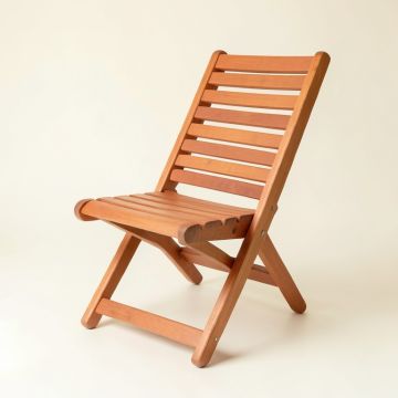 Vale Dale Folding Outdoor Chair - Terracotta (synthetic illustration; no displayed measurements)