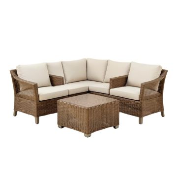Adyant Patio 3 Piece Seating Group With Cushions