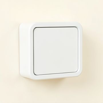 Field Bluff Wall-Mounted Entry Cabinet - White (synthetic illustration; no displayed measurements)