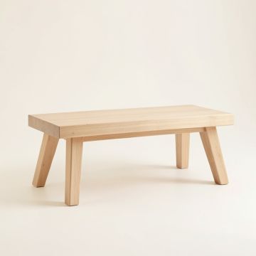Juniper Bridge Indoor Bench - Beige (synthetic illustration; no displayed measurements)