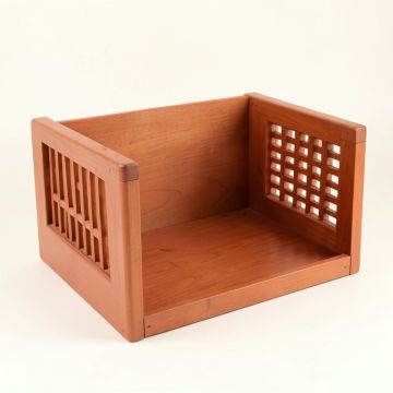 Sage Crossing Empty Furniture-Style Pet Crate - Terracotta (synthetic illustration; no displayed measurements)