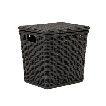 Sage Arc Laundry Hamper - Black