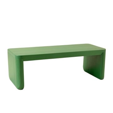 Clay Edge Indoor Bench - Green