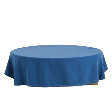 Ash Bridge Flat Bed Sheet - Blue